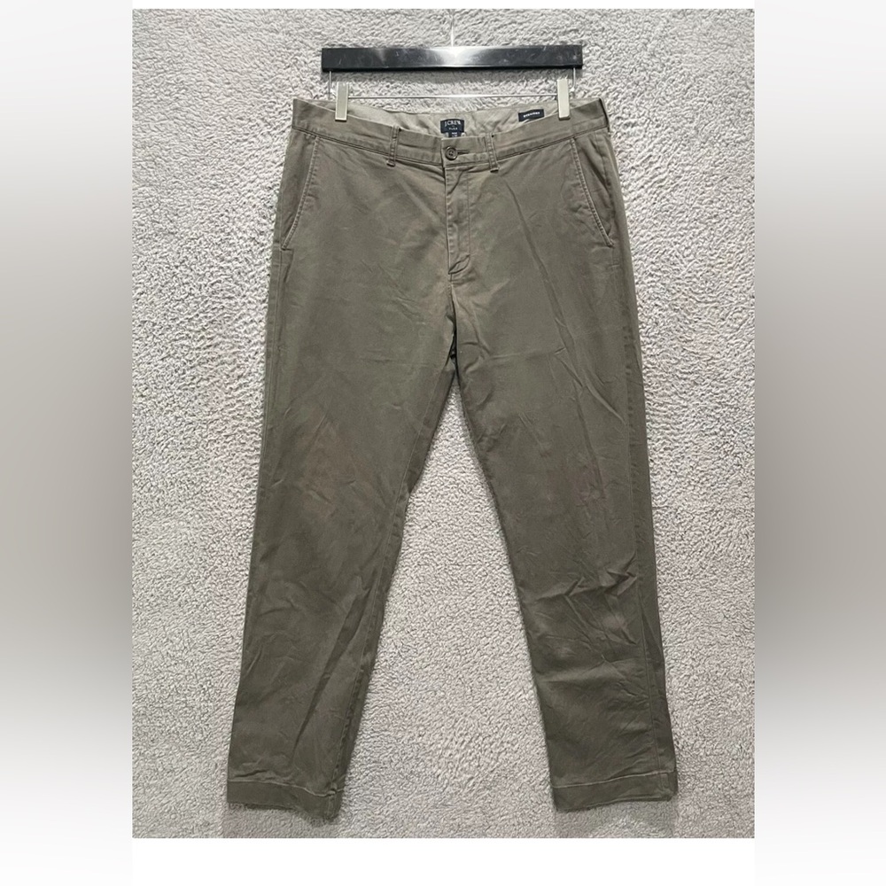 Flex by J.Crew olive men flex chinos